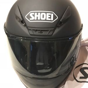 Shoei Motorcycle Helmet $150 with gloves $160